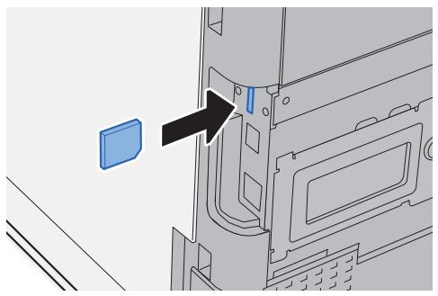 KYOCERA ECOSYS M5521CDW - Installation et formatage de la carte mémoire sd/sdhc - 4