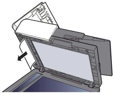 KYOCERA ECOSYS M5521CDW - Retirer les originaux à l'intérieur du chargeur de documents. - 3