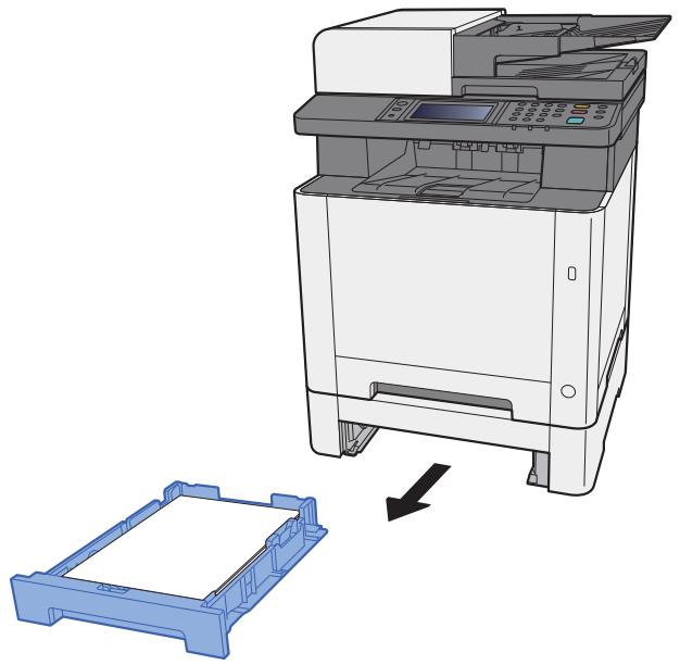 KYOCERA ECOSYS M5521CDW - Pousser le capot arrêté 2. - 2