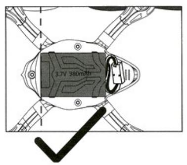 HUBSAN X4 (H107) RTF - Allumage et procédure de sécurité - 4