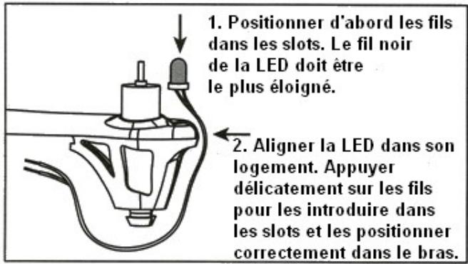 HUBSAN X4 (H107) RTF - Remplacement des LED. - 2