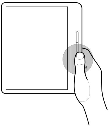 KOBO LIBRA H2O - Utiliser les boutons permettant de tourner les pages - 1