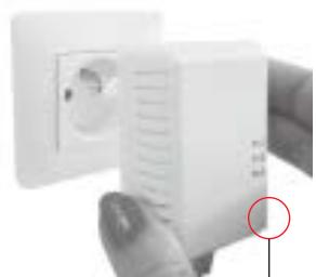 DIAGRAL DIAG01VSX - Aansluiting van de PLC net adapter op de ADSL box (uitsluitend voor de DIAG01VSX) - 3