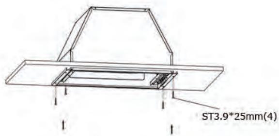 AIRLUX AHF771IX - Installation dans le meuble haut - 3