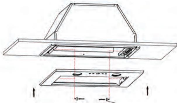 AIRLUX AHF771IX - Installation dans le meuble haut - 4