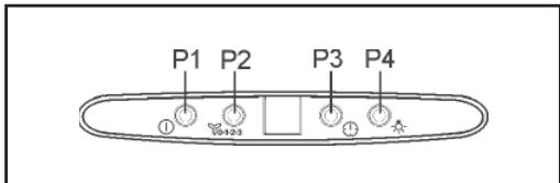ELECTROLUX LFG525S - UPRAVLJALNI GUMBI - 2