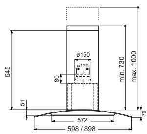 FRANKE 668020 - Dimensiuni - 1