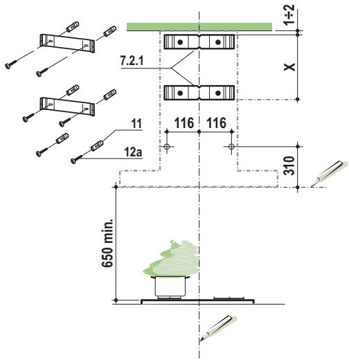 FRANKE 668020 - Gauridea Peretelui 山 Fixarea Suporturilor - 1