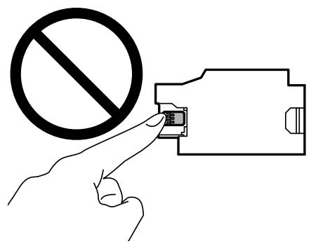 EPSON WF-110W WORKFORCE - Précautions lors de la manipulation du boîtier de maintenance - 1