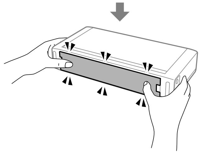 EPSON WF-110W WORKFORCE - Utilisation de la batterie externe en option - 2