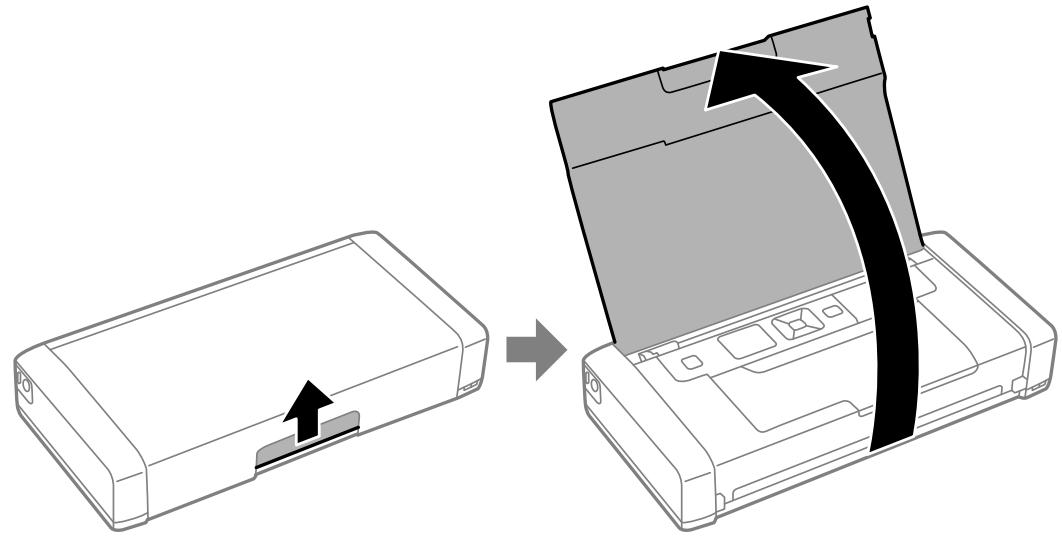 EPSON WF-110W WORKFORCE - Charger du papier dans le alim. papier arrière - 1