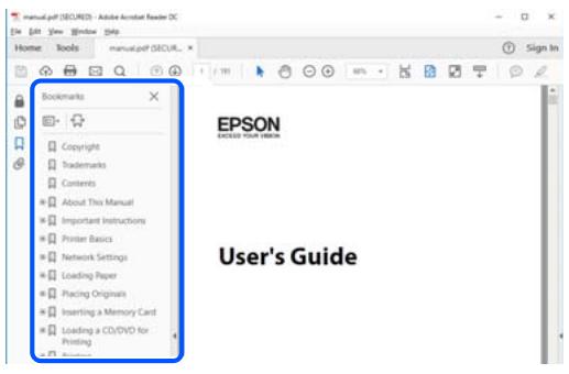 EPSON WF-110W WORKFORCE - Saut direct aux pages grâce aux signets - 1