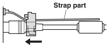 PANASONIC AW-HN38H - - How to secure the AC adaptor cable - 2