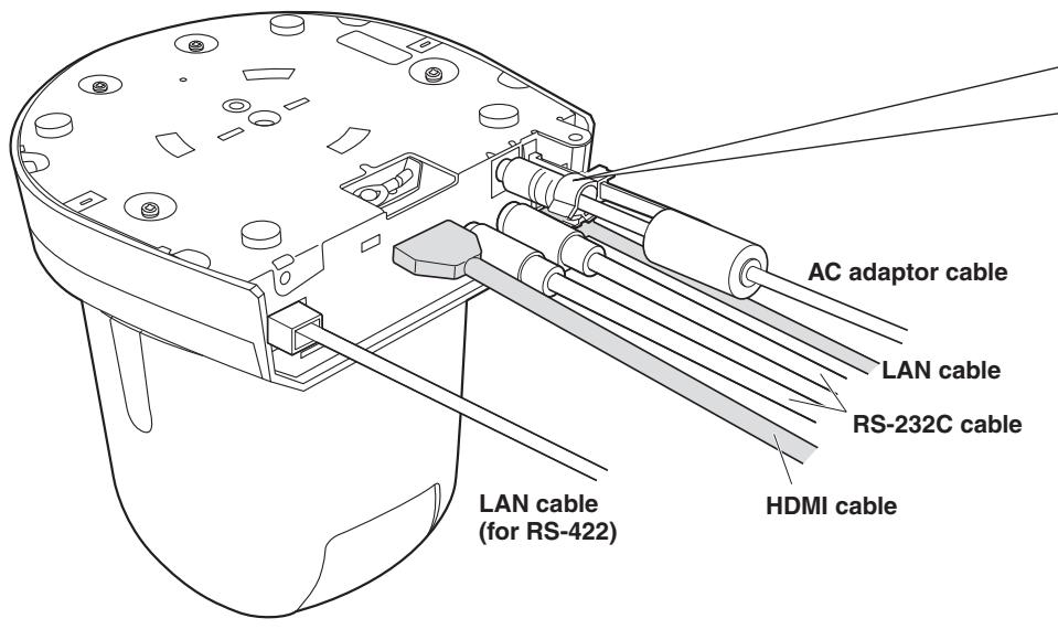 PANASONIC AW-HN38H - Connect the rear panel connectors. - 1