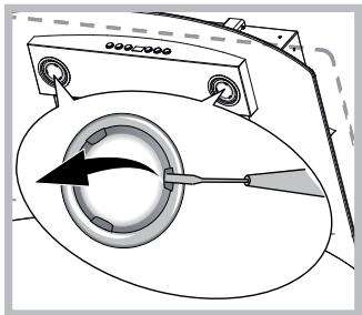 HOTPOINT HGF95AMX - Remplacement des ampoules - 1