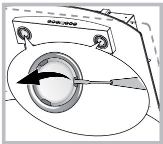 HOTPOINT HGF95AMX - Ampullerin degistirilmesi - 1