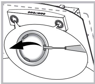HOTPOINT HGF95AMX - Sostituzione delle lampade - 1