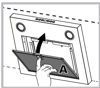 HOTPOINT HGF95AMX - Manutenção dos filtros de gorduras (A) - 1