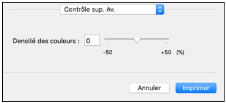 EPSON SC-P900 - Sélection des paramètres de configuration papier - mac - 1