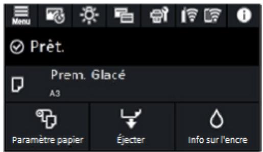 EPSON SC-P900 - Écran d'accueil - 1