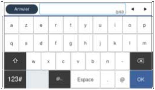 EPSON SC-P900 - Sélection des paramètres de réseau sans fil à partir du panneau de commande - 1