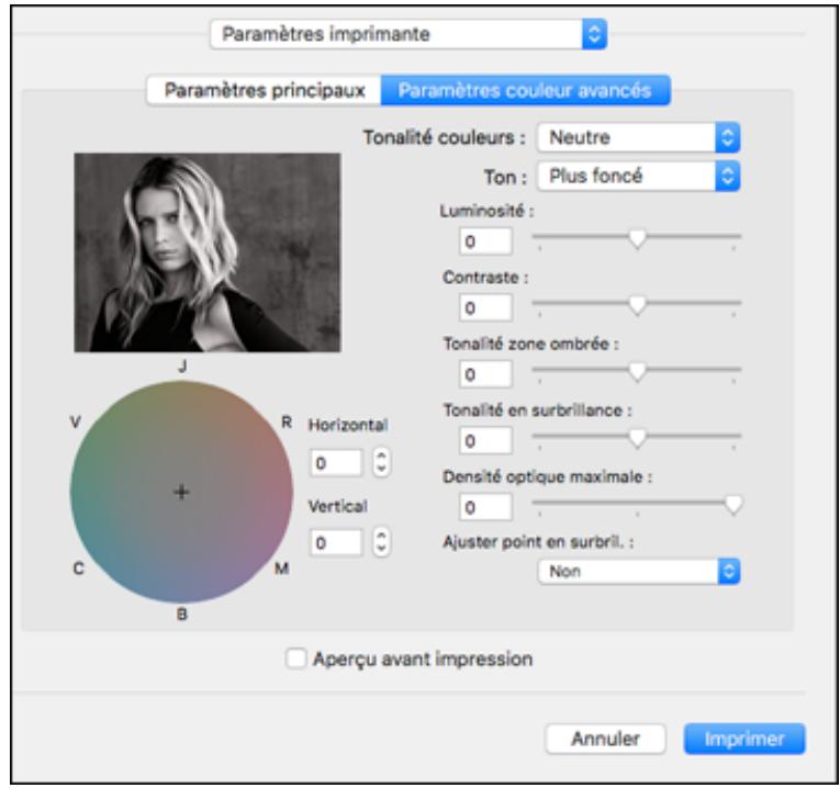 EPSON SC-P900 - - EPSON standard (srgb) ou adobe RGB - 2