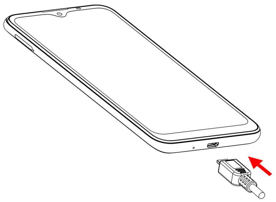WIKO Y81 LS - \~ De batterij opladen - 1