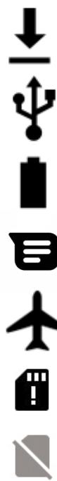 WIKO Y81 LS - Notification icons on the status bar - 15
