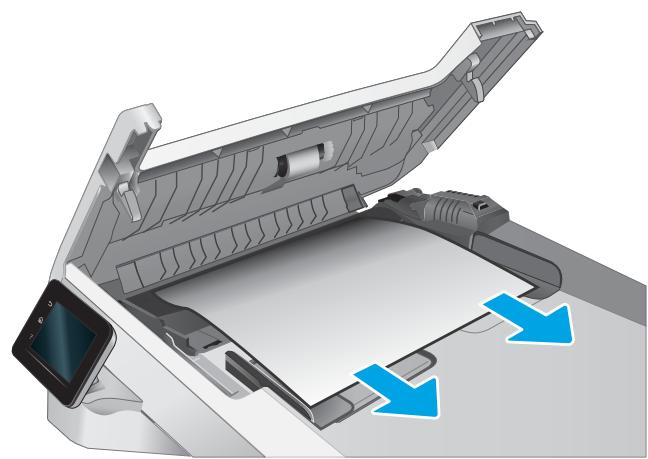 HP LASERJET PRO M283FDW - Elimination des bourrages papier dans le bac d'alimentation - 2