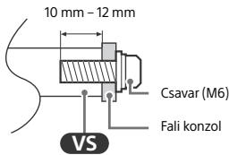 SONY XH90 - Felkeszüles a Fali konzol felszerelésére - 1
