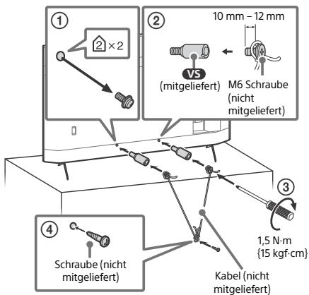 SONY XH90 - Verhinderung des Umkippens - 1