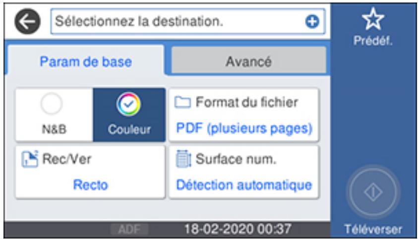 EPSON ECOTANK ET-5850 - Sélectionnez Cloud. - 1
