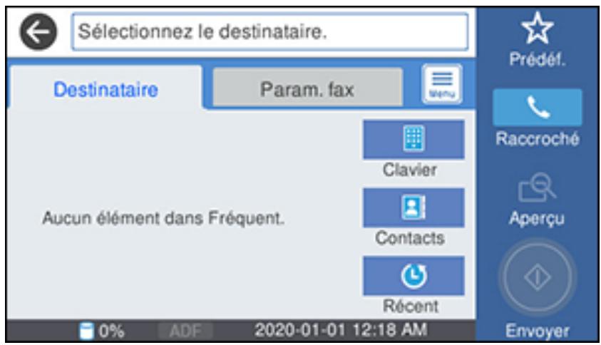 EPSON ECOTANK ET-5850 - Réception d'une télécopie sur demande - 1