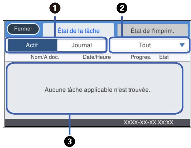 EPSON ECOTANK ET-5850 - Écran Job/Status - 1
