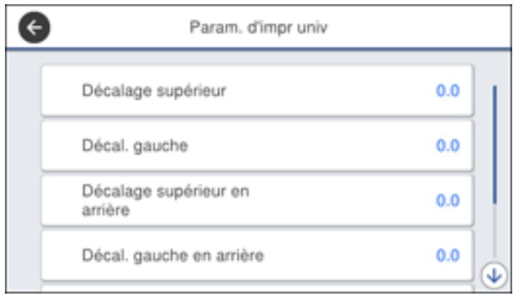 EPSON ECOTANK ET-5850 - Sélection des paramètres d'impression universels - 1