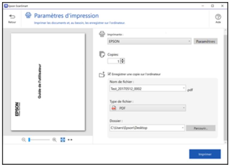 EPSON ECOTANK ET-5850 - Impression d'une numérisation - 1