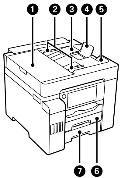 EPSON ECOTANK ET-5850 - Pièces du produit - Avant - 1