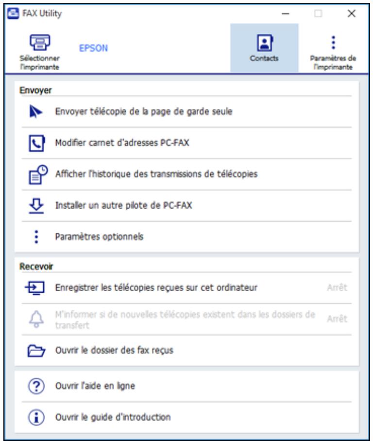 EPSON ECOTANK ET-5850 - Cette fenêtre s'affiche : - 1