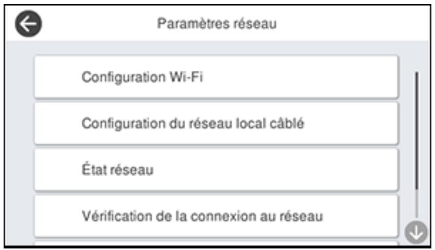 EPSON ECOTANK ET-5850 - Impression d'une feuille d'etat réseau - 1