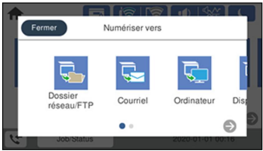 EPSON ECOTANK ET-5850 - Numérisation vers un ordinateur connecté au produit - 1