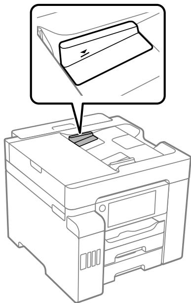 EPSON ECOTANK ET-5850 - Positionnement des originaux dans le chargeur automatique de documents - 4