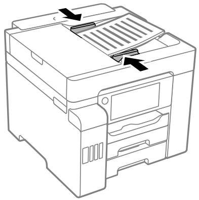 EPSON ECOTANK ET-5850 - Positionnement des originaux dans le chargeur automatique de documents - 5