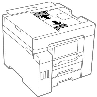 EPSON ECOTANK ET-5850 - Positionnement des originaux dans le chargeur automatique de documents - 1