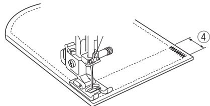 AEG-ELECTROLUX EG 75X - -Réglage de l'uniformité du reprisage - 6