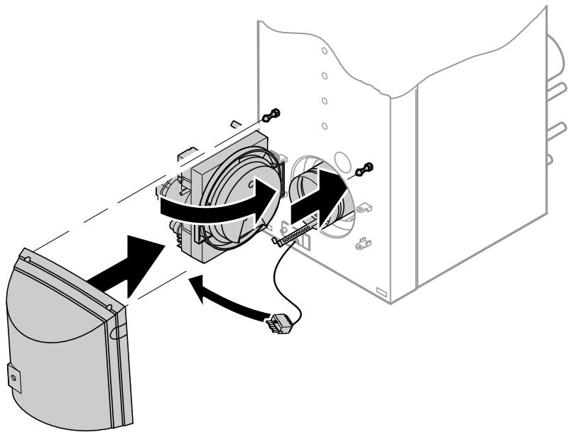 VIESSMANN VITOLA 222 - Fermer la porte de chaudière - 1
