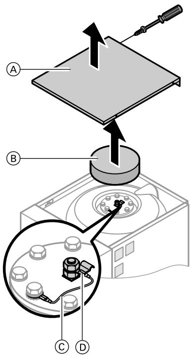 VIESSMANN VITOLA 222 - Contrôler le courant de protection de l'anode à l'aide d'un contrôleur d'anode - 1
