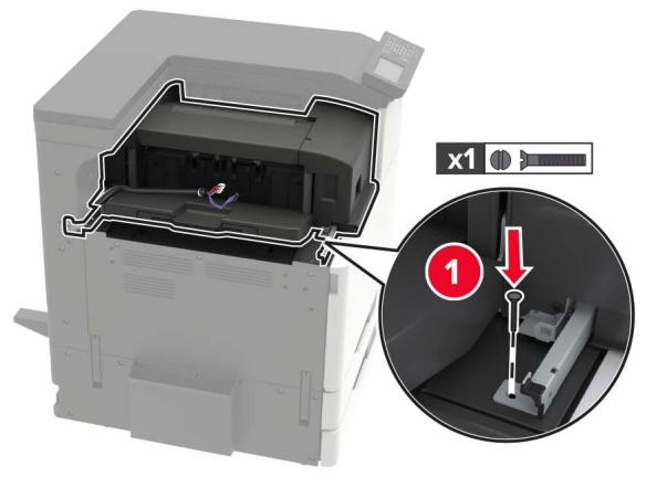 LEXMARK CX922DE - CX923DTE - CX923DXE - CX924DTE - CX924DXE - Fixez le capot du capteur. - 4