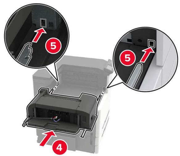 LEXMARK CX922DE - CX923DTE - CX923DXE - CX924DTE - CX924DXE - Fixez le capot du capteur. - 3