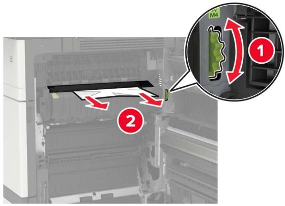 LEXMARK CX922DE - CX923DTE - CX923DXE - CX924DTE - CX924DXE - Bourrage papier derrière la porte C - 3