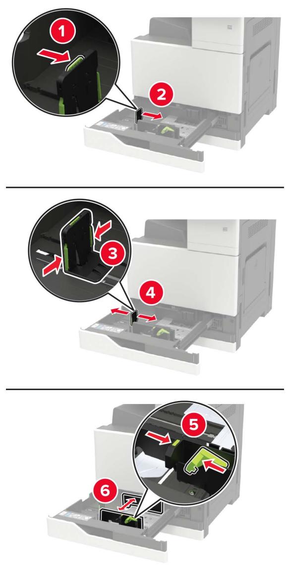 LEXMARK CX922DE - CX923DTE - CX923DXE - CX924DTE - CX924DXE - Chargement des tiroirs - 3